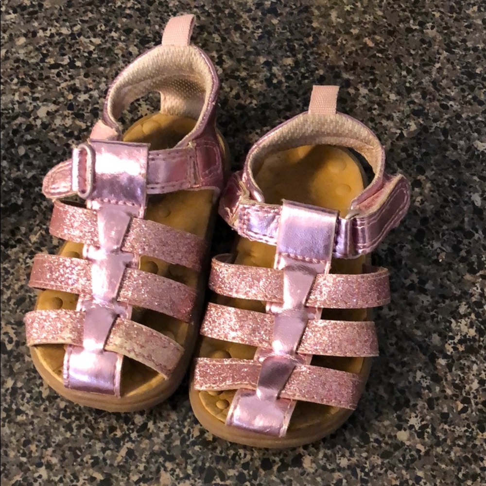 Carters purple glitter sandal